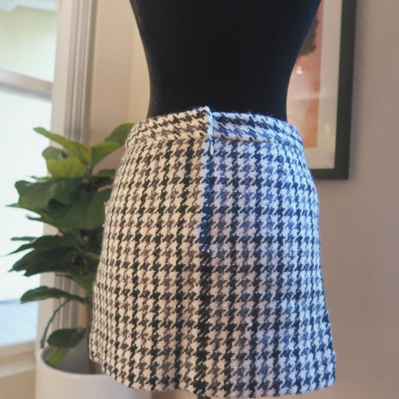 J.Crew Wool Houndstooth Mini Skirt - Picture 3 of 3